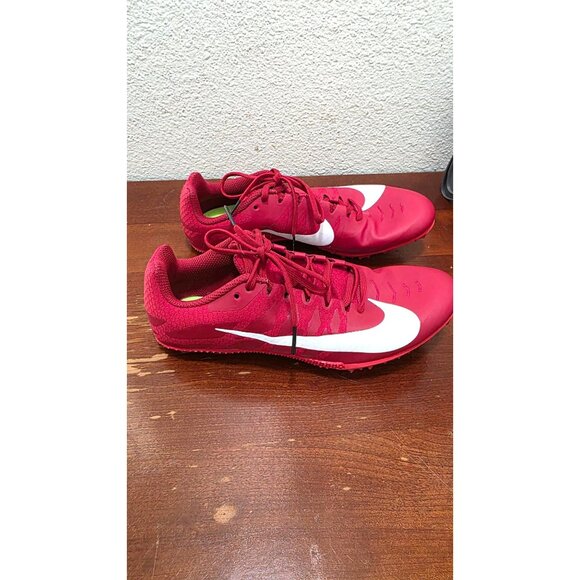 Nike Racing Red Track Spikes Shoes Men's Athletic Footwear Lightweight Size 7 - Picture 3 of 7